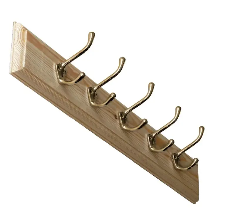 Halpa Kroklist 65 cm mänty hattuhaka, messinki