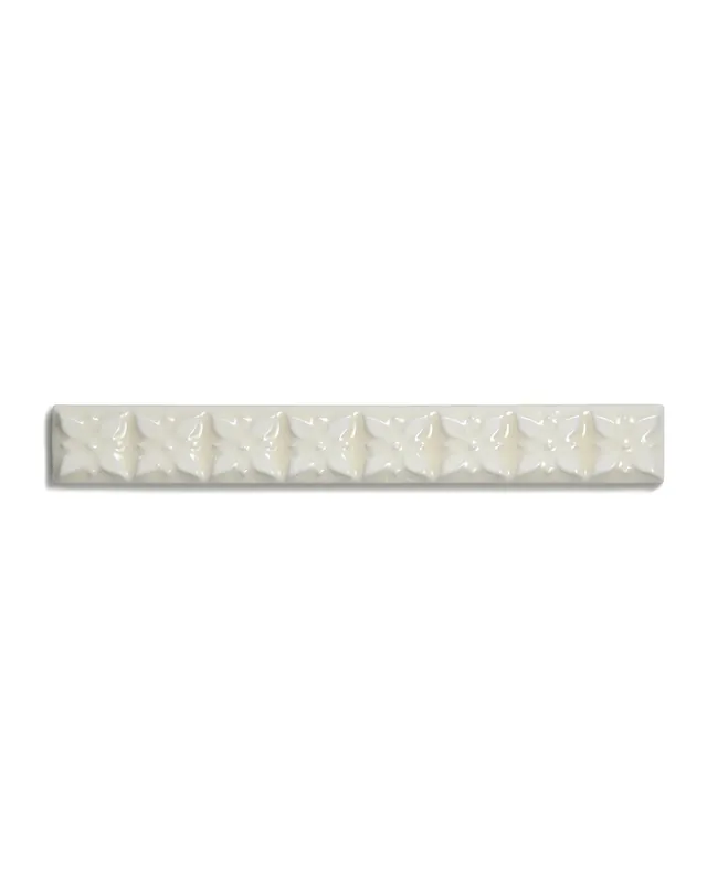 Kaakeli York - Koristelista reliefi 2,5 x 19,8 cm manteli Ajankohtainen
