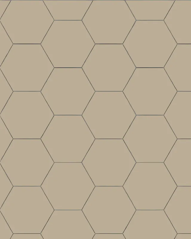 Klinkkeri - Hexagon 15 x 15 cm pellava Ilmainen Palautus