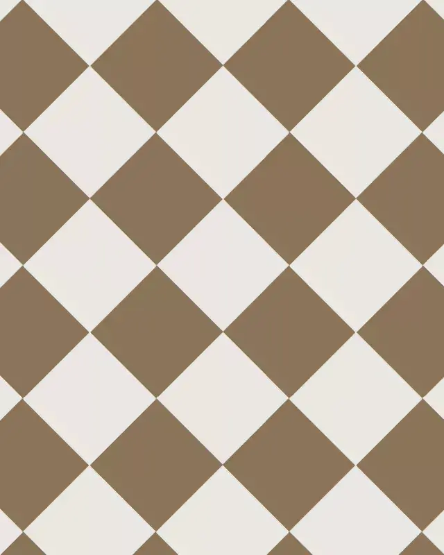 Klinkkeri - Ruudullinen 15 x 15 cm kahvinruskea/valkoinen Ilmainen Palautus