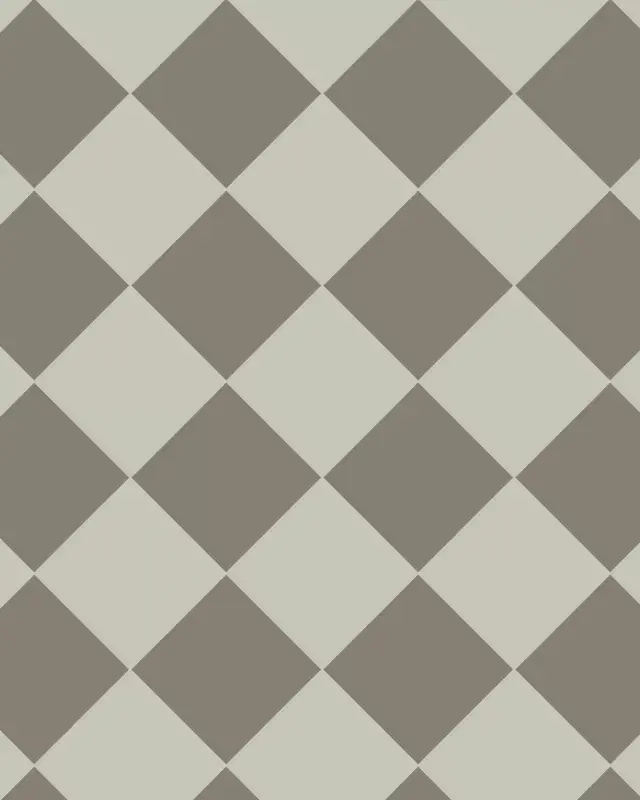 Klinkkeri - Ruudullinen 15 x 15 cm helmenharmaa/Harmaa Kampanjahinta