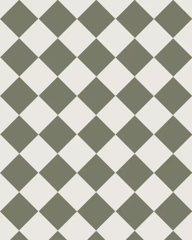 Halpa Klinkkeri - Shakkiruudullinen 10 x 10 cm valkoinen/Australian green
