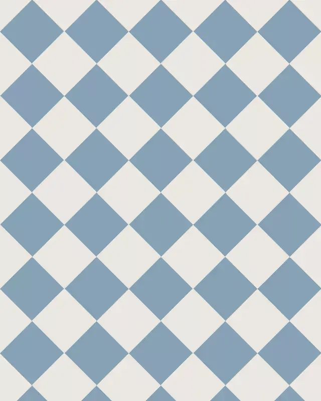 Ajankohtainen Klinkkeri - Shakkiruudullinen 10 x 10 cm vaaleansininen/valkoinen