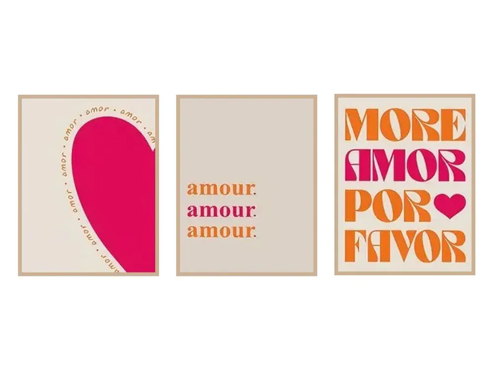 Juliste - Amour Amor Sarja 3 Turvallinen Maksu