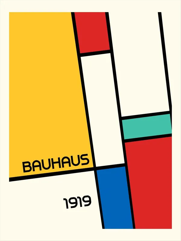 Edullinen Juliste - Bauhaus 1919