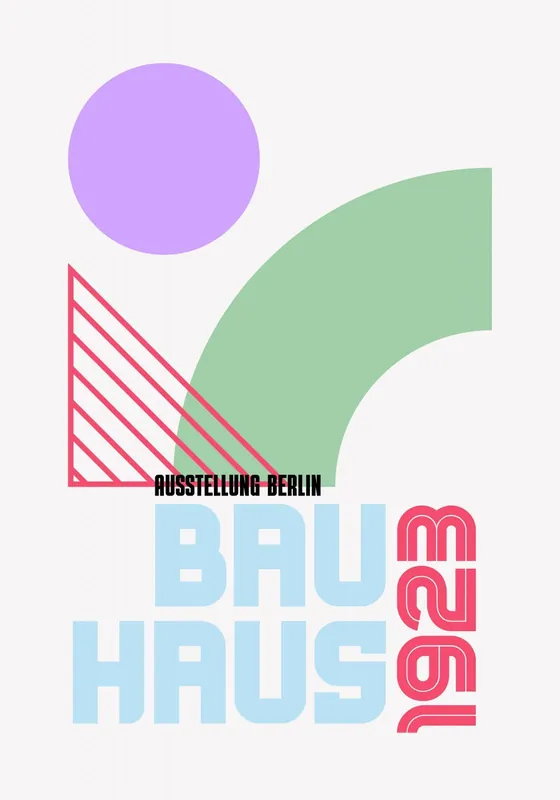 Juliste - Bauhaus 1923 Kampanjahinta