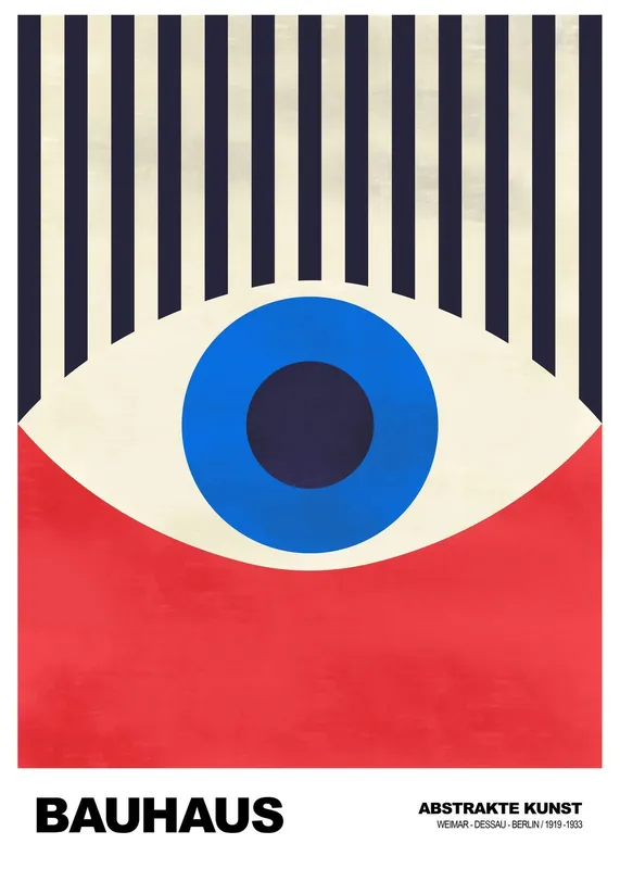 Alennus Juliste - Bauhaus Abstrakti