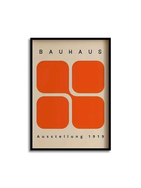 Pikatoimitus Juliste - Bauhaus Art Exhibition 1919
