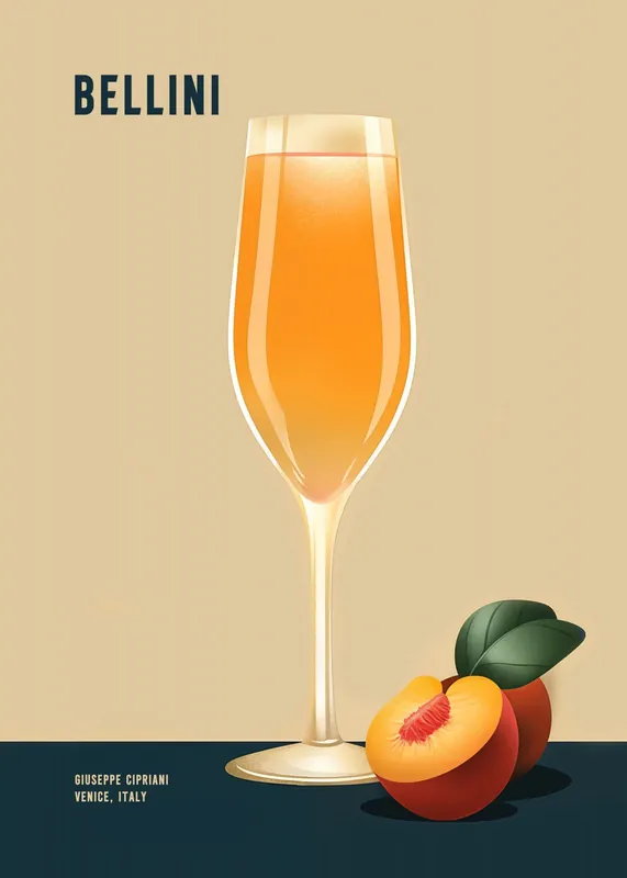 Juliste - Bellini Cocktail Viikonlopputarjous