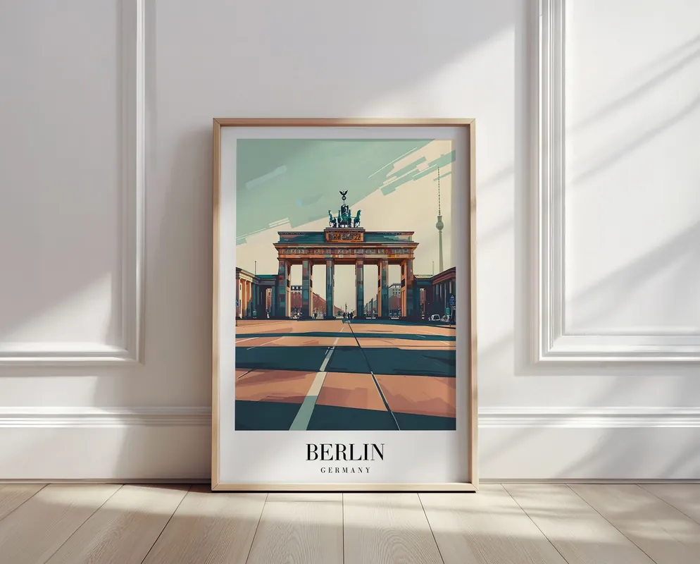 Juliste - Berliinin kuvitus Uutuus