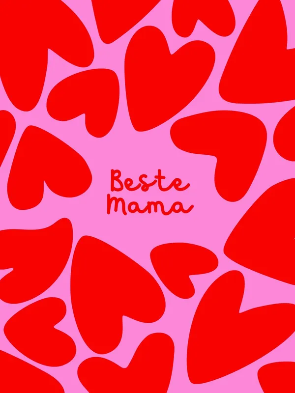 Halpa Juliste - Beste Mama Sydämet