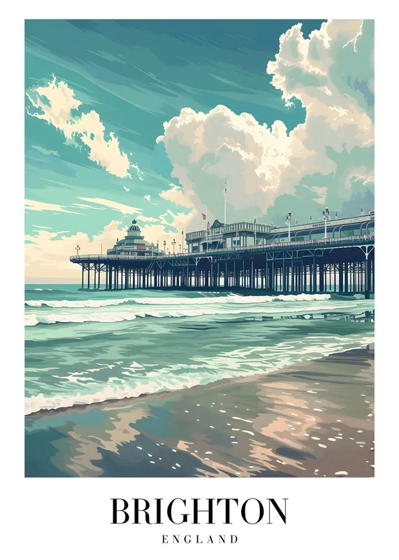 Juliste - Brighton Pier Erikoistarjous