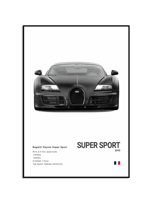 Juliste - Bugatti Veyron Super Sport Tarjoushinta