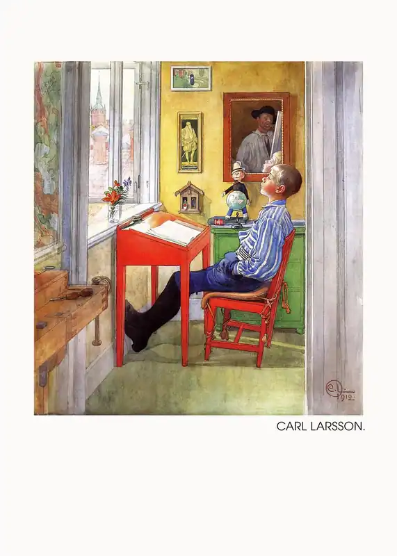 Juliste - Carl Larsson / Lukevapoika Osta Nyt