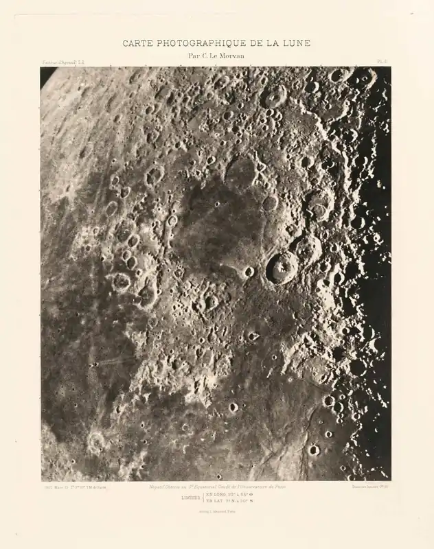 Erikoistarjous Juliste - Carte Photographique de la Lune