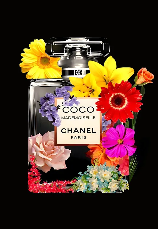 Vain Tänään Juliste - Coco Chanel Kukat