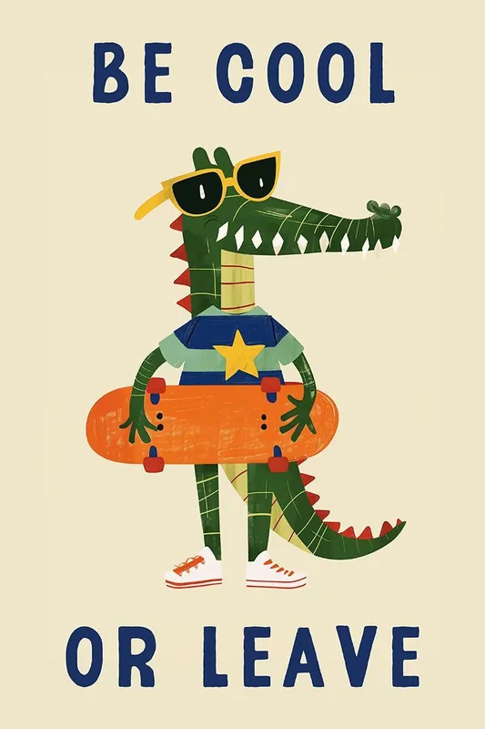 Tilaa Heti Juliste - Cool Crocodile