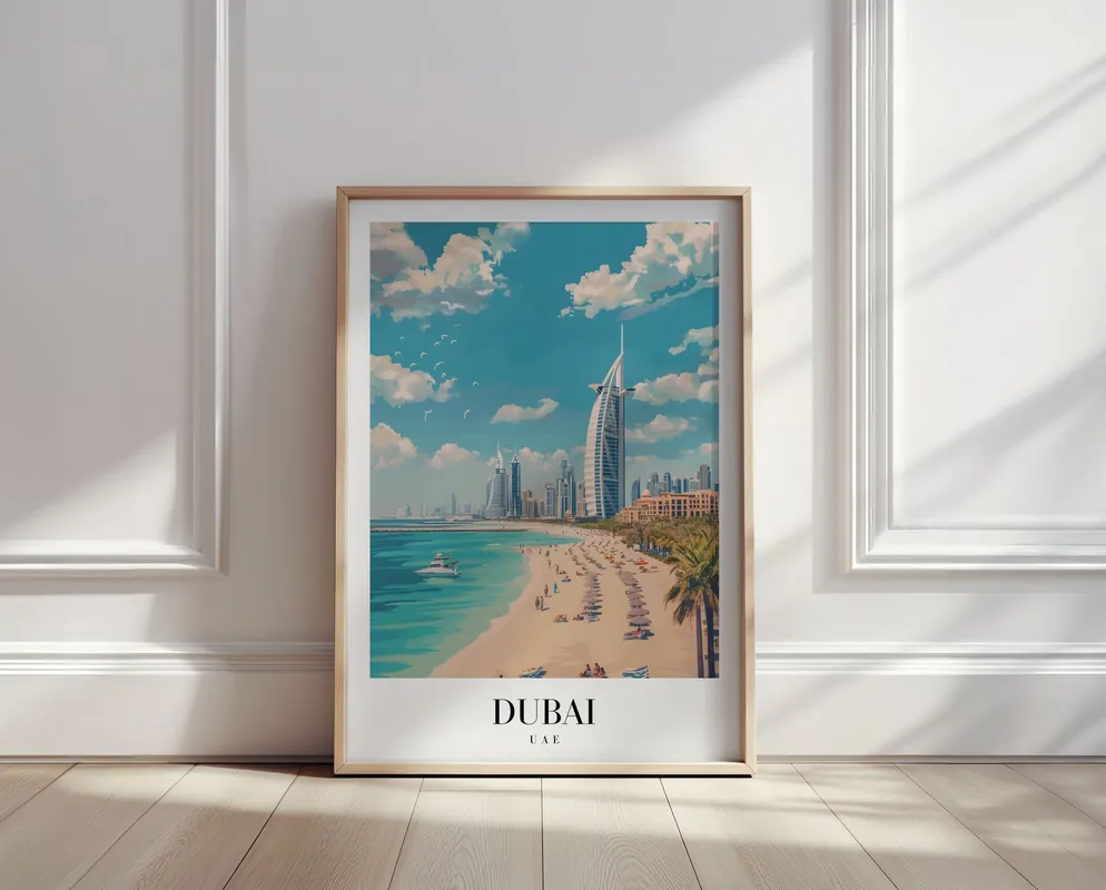 Juliste - Dubain Kaupunkikuva Osta Nyt