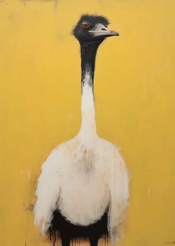 Tarjoushinta Juliste - Elegant Crane Art