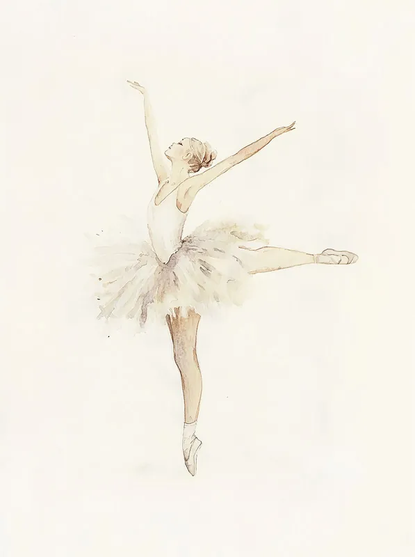 Juliste - Elegantti Ballerina Alennettu