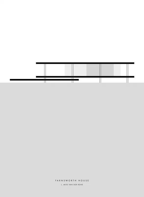 Juliste - Farnsworth House Nopea Toimitus