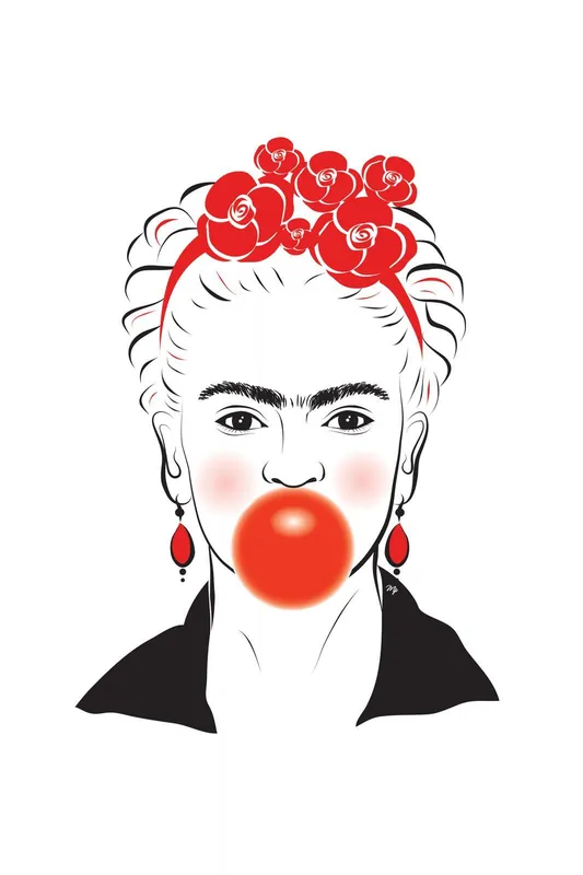 Juliste - Frida Kahlo ja Kupla Bestseller