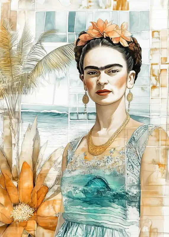 Tilaa Nyt Juliste - Frida Kahlo Taideteos