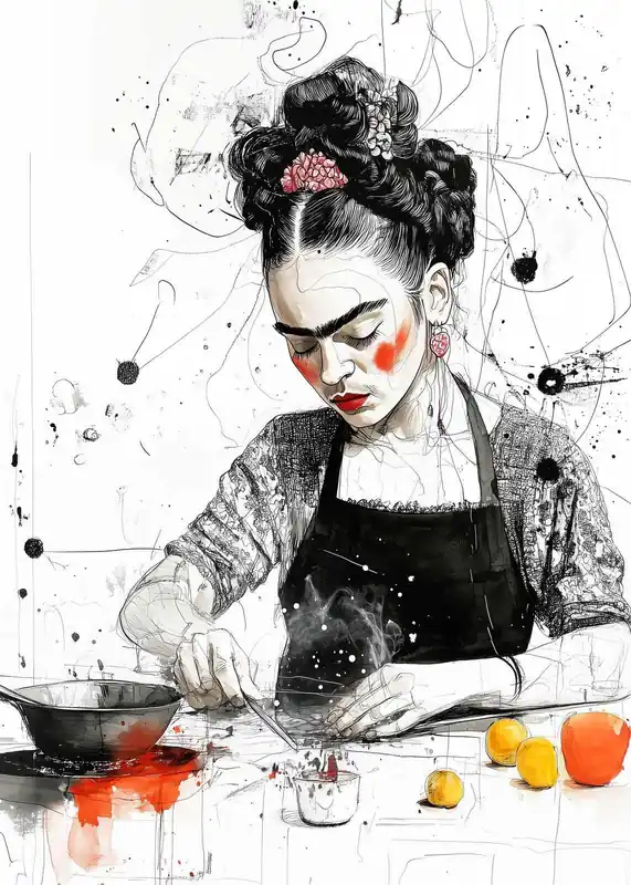 Ajankohtainen Juliste - Frida Kahlo Taideteos