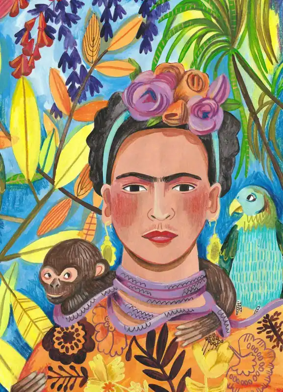 Juliste - Frida Kahlon Taideteos Osta Tänään