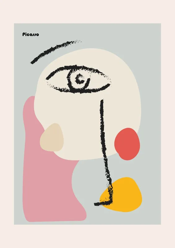Juliste - Picasso Abstrakti Aito