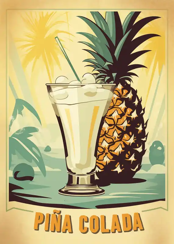 Edullinen Juliste - Piña Colada