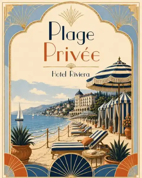 Tukkuhinta Juliste - Plage Privée Scenic
