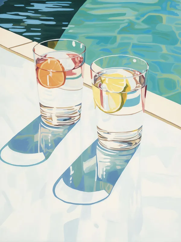 Sertifioitu Juliste - Poolside Reflections