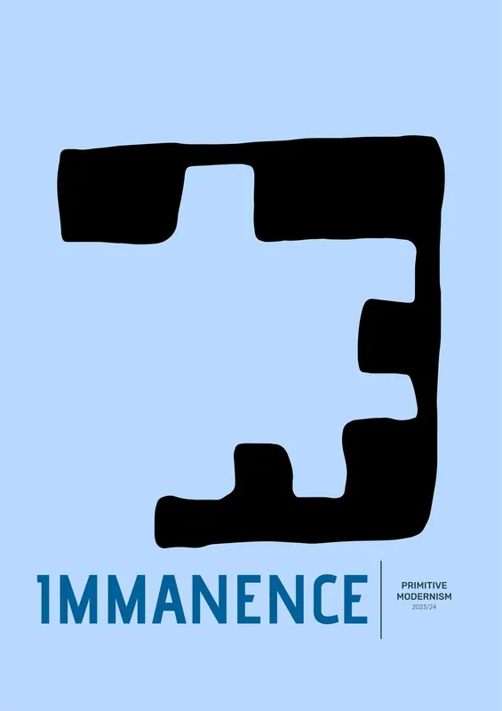 Juliste - Primitiivinen Modernismi Immanenssi Älä Missaa