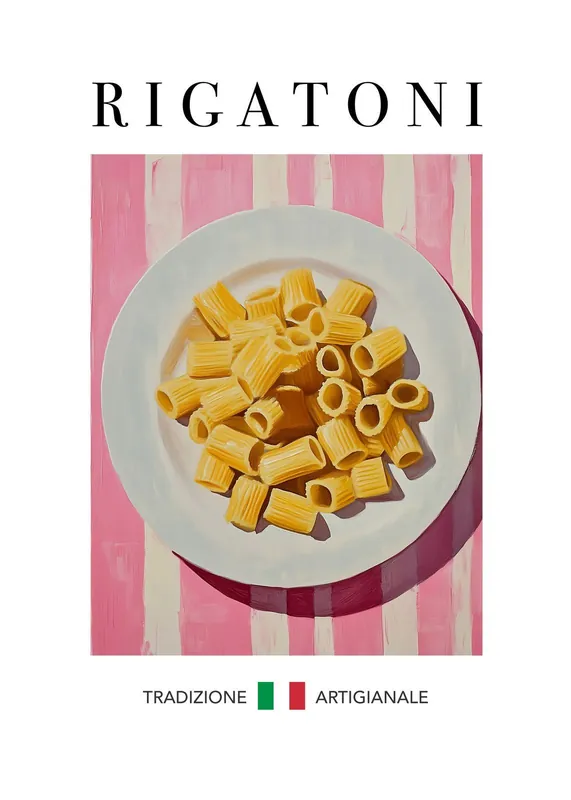 Ilmainen Palautus Juliste - Rigatoni pastan kanssa