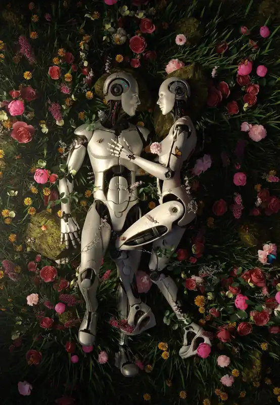 Juliste - Robottirakastajat Alennettu Hinta