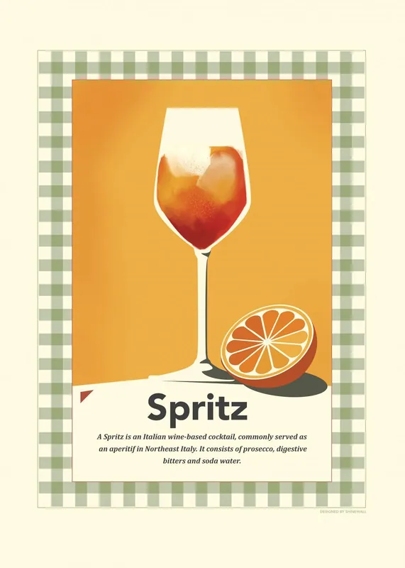 Juliste - Spritz Cocktail Taide Alennus