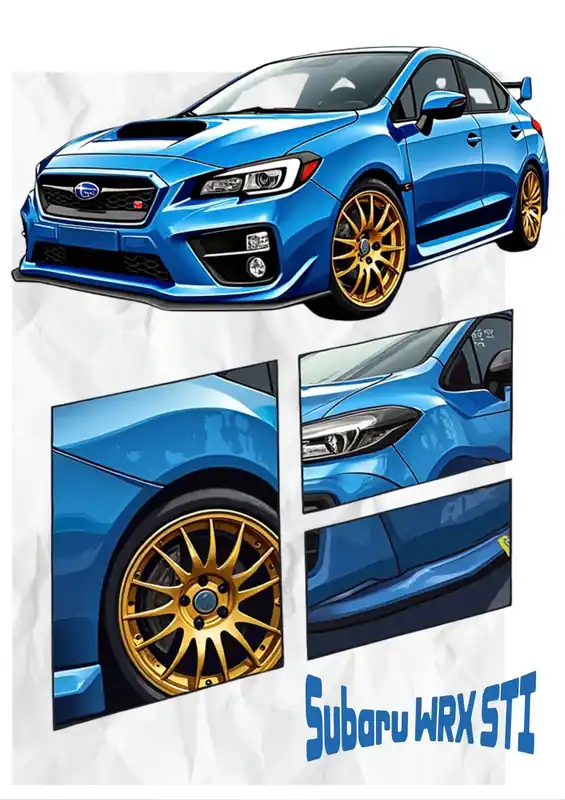 Juliste - Subaru WRX STI Tilaa Nyt