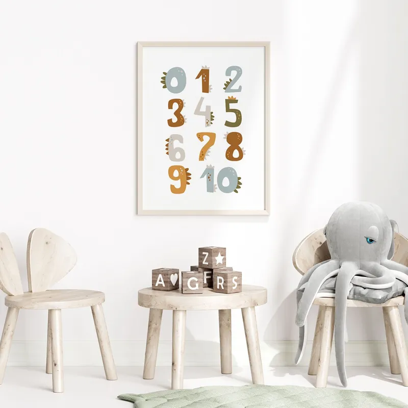 Juliste - Söpöt Numerot Lähetetään Heti