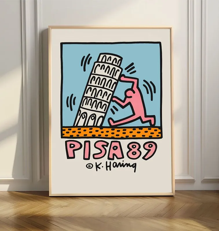 Suoraan Valmistajalta Pisa 89 Juliste by K. Haring