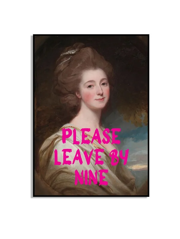 Please Leave By Nine Juliste Löytö
