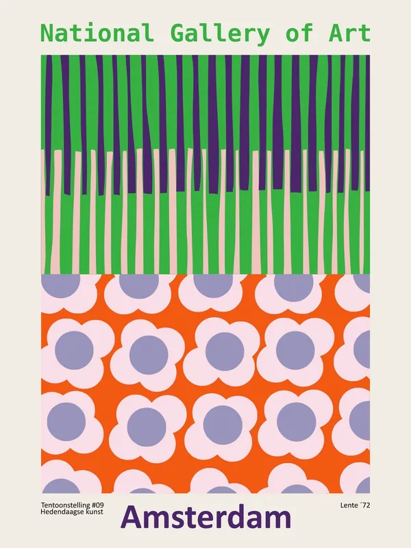 Poster - Amsterdamin Galleria Taide Loppuunmyynti