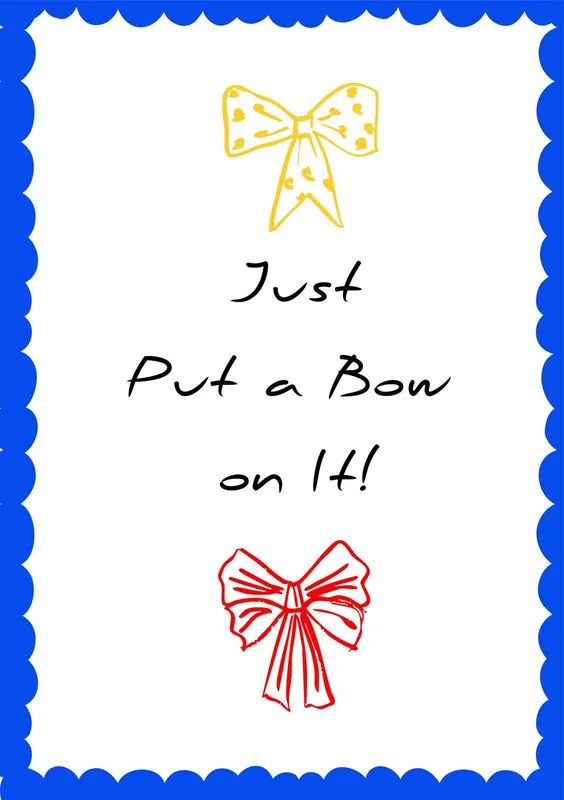 Osta Verkossa Poster - Bow Design