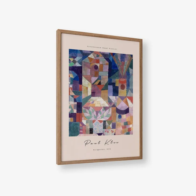 Pakollinen (Must-Have) Poster - BurgGarten by Paul Klee