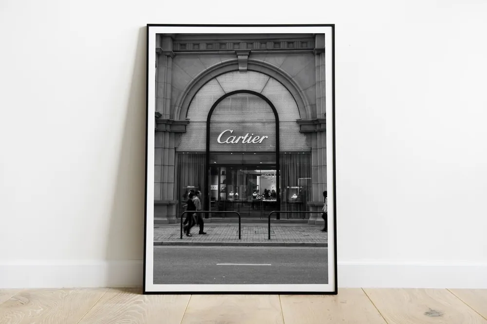 Vain Tänään Poster - Cartier Shopfront