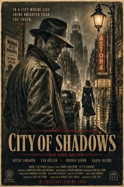 Vain Tänään Poster - City of Shadows