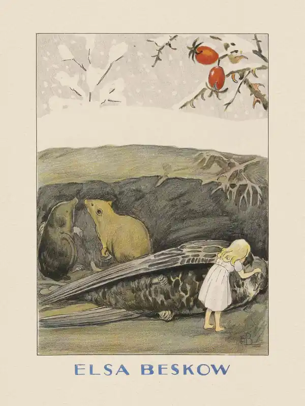 Alennettu Hinta Poster - Elsa Beskow Illustration