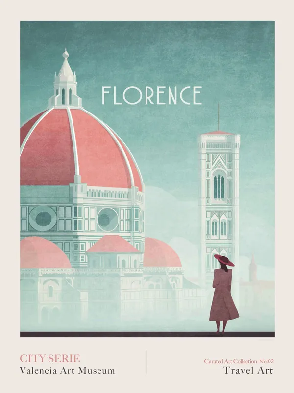 Poster - Florence Travel Art Halpa Hinta