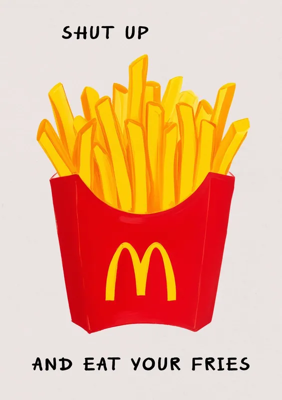Suosittu Poster - French Fries Fun