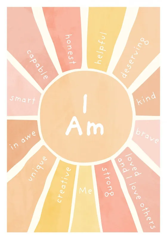 Osta Verkossa Poster - I Am Affirmation